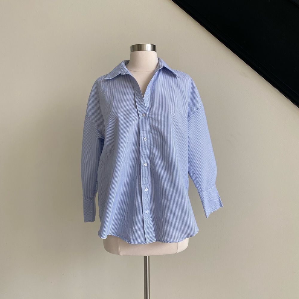 Zara XS Striped Button Down Women’s